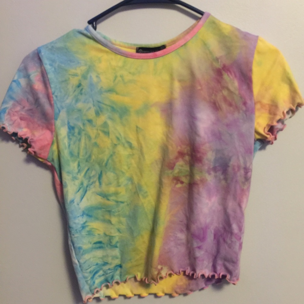 Cropped Tie Dye Tee